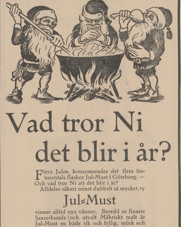 Annons från Göteborts aftonblad från 1924.